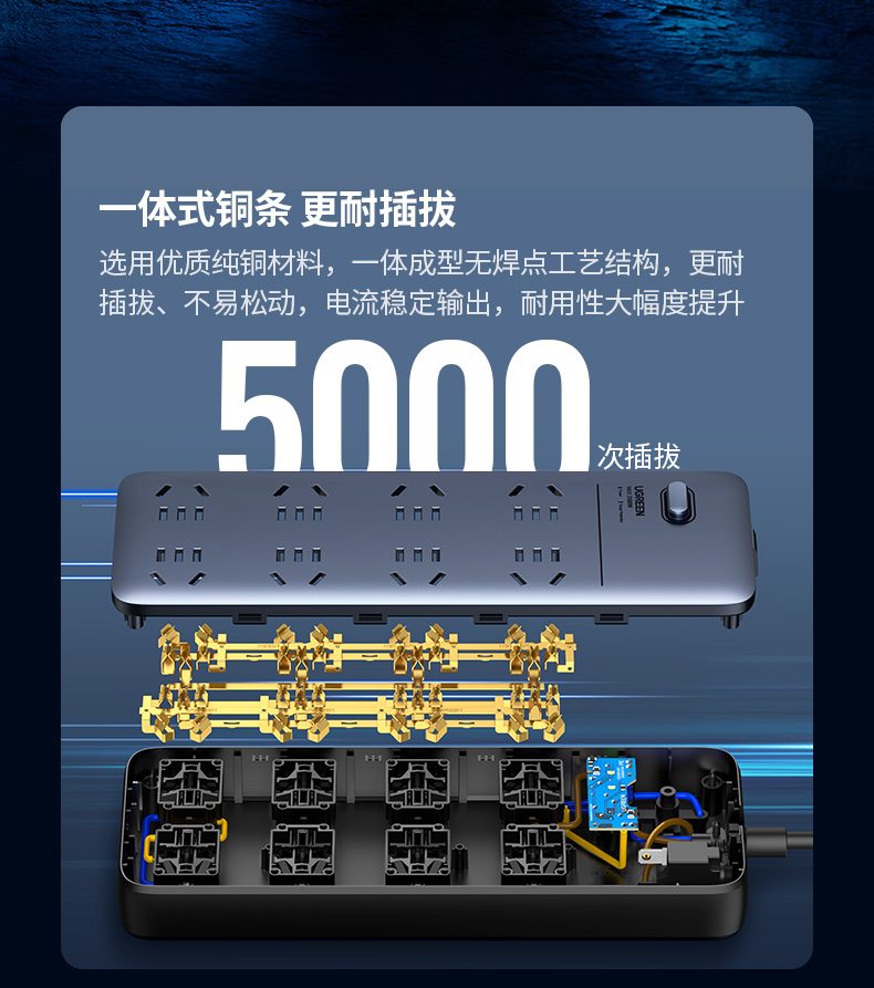 意昂2CD301 加粗1.0mm²铜线芯 低发热