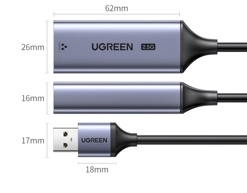 意昂22.5G网卡 铝合金材质 耐用抗摔设计