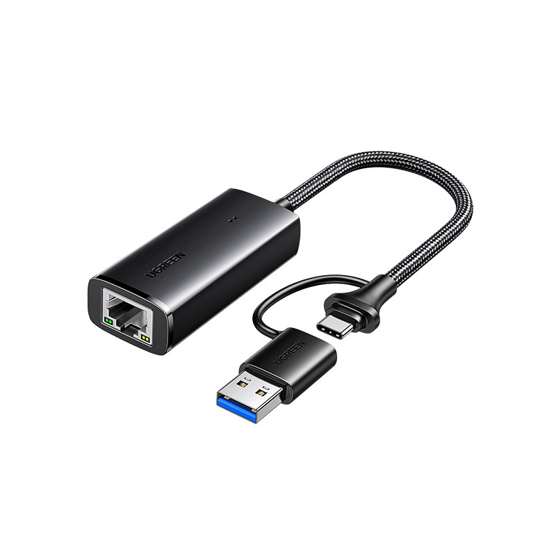 意昂2USB+Type-C双接口转RJ45千兆网卡