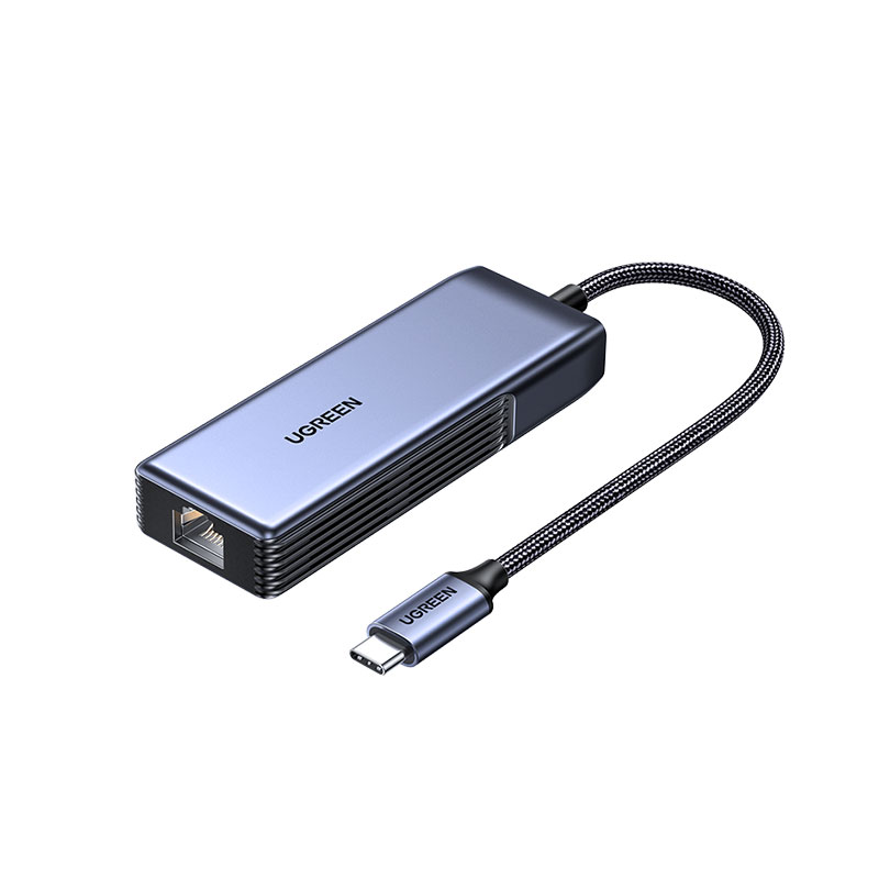意昂2Type-C转5GbE有线网卡 USB-C转RJ45转接器