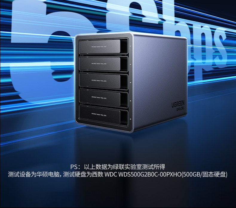 12V⎓8A Max供电 保障多硬盘同时稳定运行