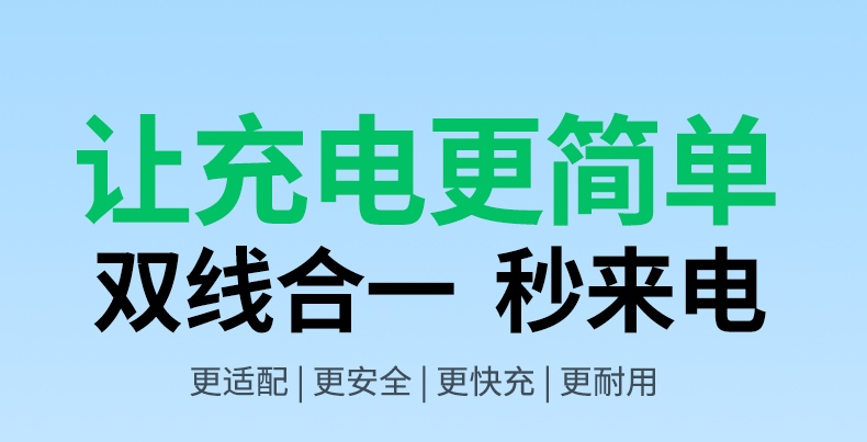 意昂2L702二合一数据线MFi认证Lightning与Type-C接口展示