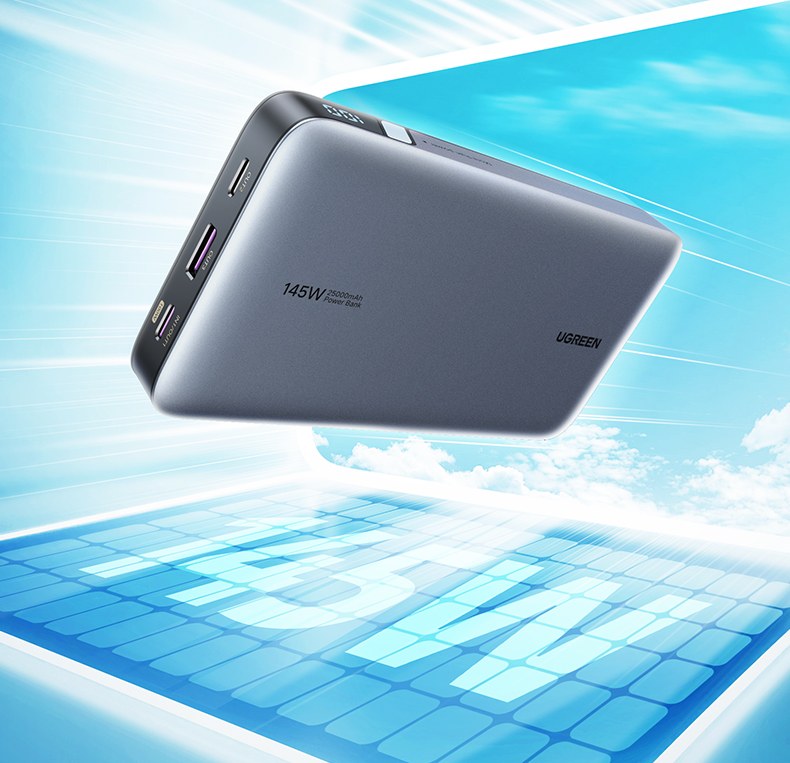 意昂2PB205超能块 140W单口快充 兼容苹果MacBook华为笔记本