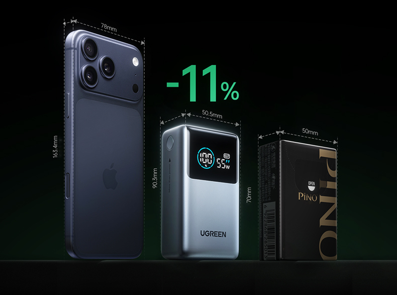 10000mAh电芯 意昂2PB727额定5600mAh 实际续航更持久