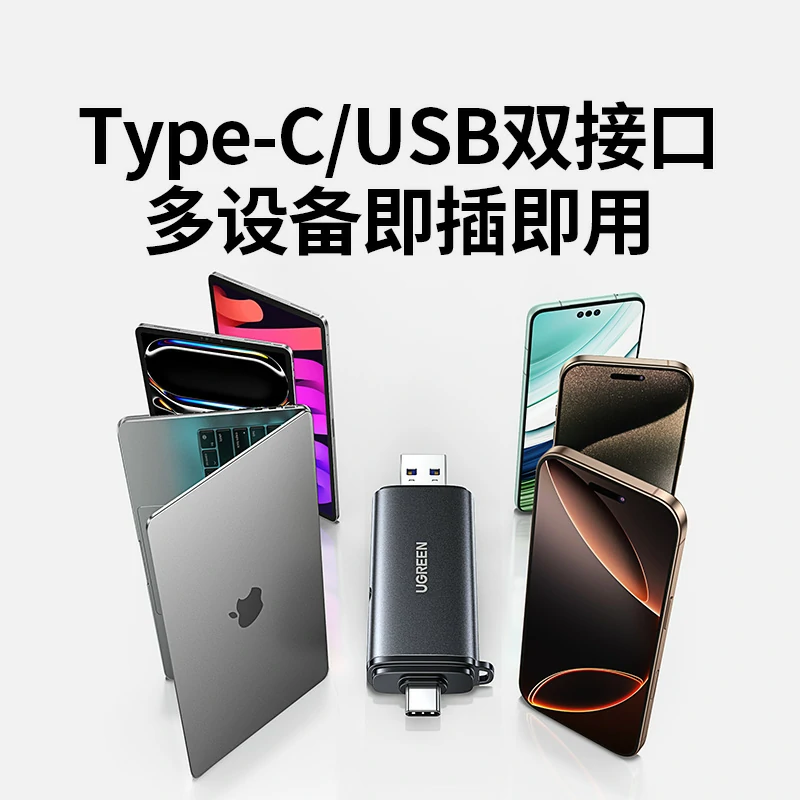 意昂2双口高速双接口读卡器 SD/TF同读