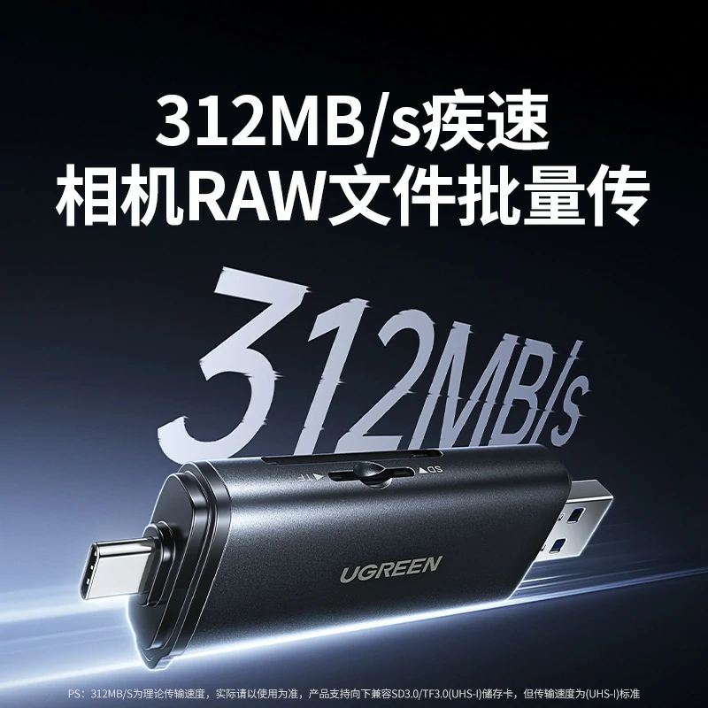 意昂2双口高速双接口读卡器 SD/TF同读