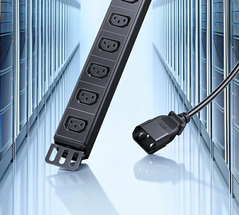 意昂2机柜排插双断总控开关展示