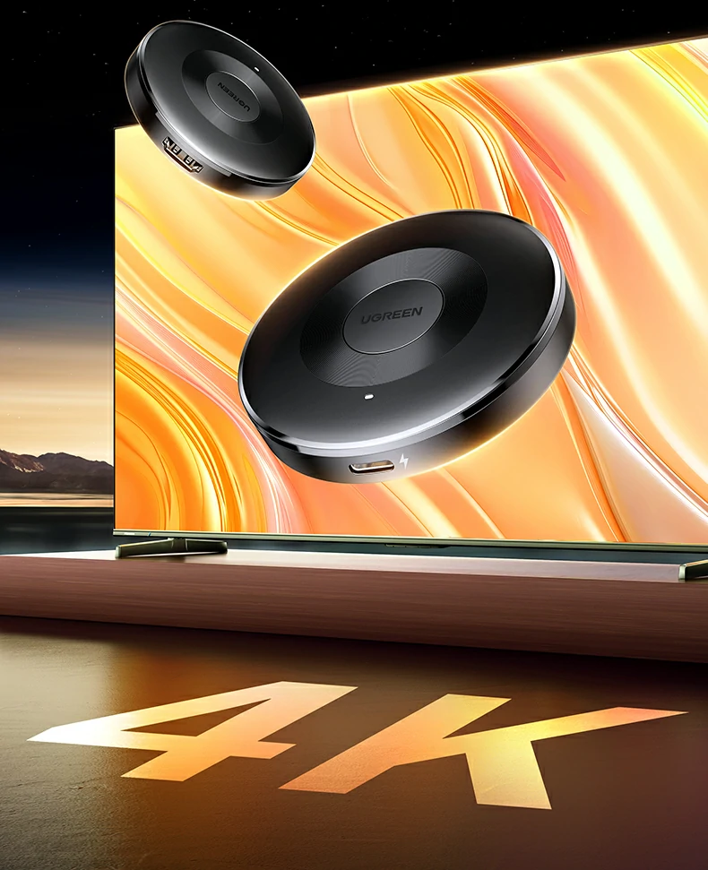 4K/30Hz高清分辨率 意昂2投屏器画面细腻色彩准