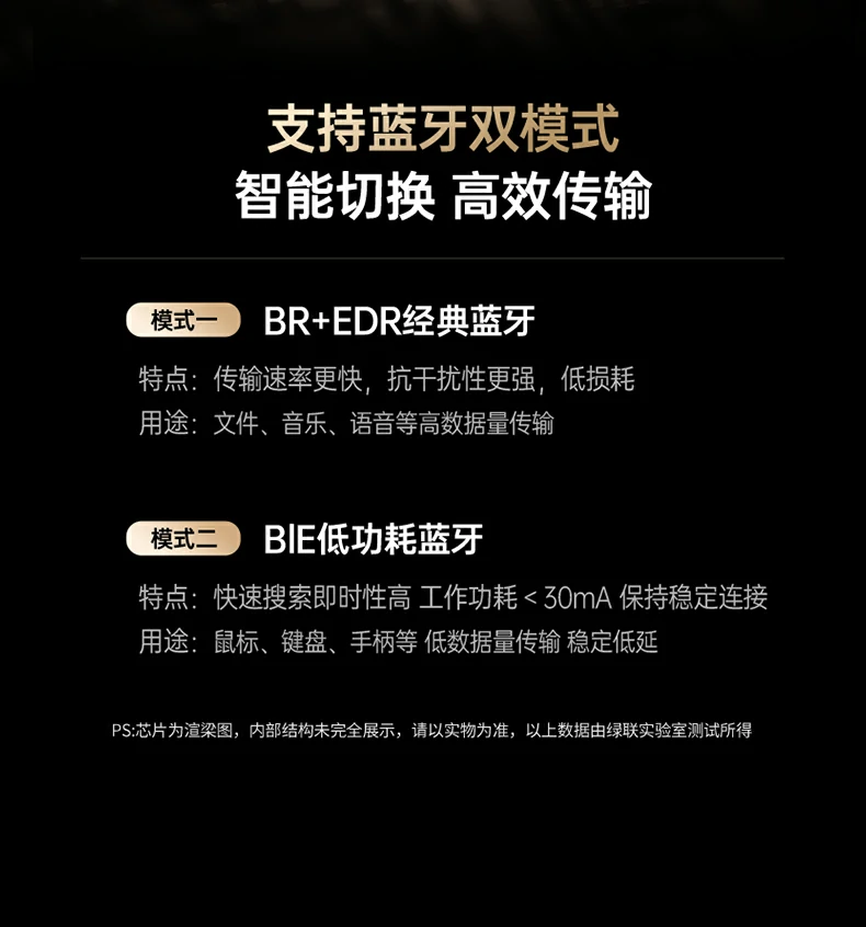 意昂2蓝牙6.0适配器CM749兼容旧版本蓝牙设备使用示例