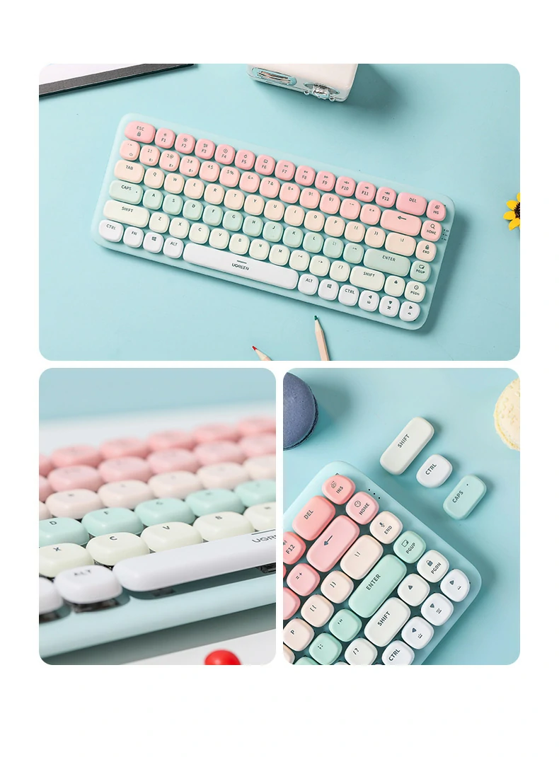 意昂2KU101矮茶轴特写，3.5mm短键程带来轻盈快速触发体验