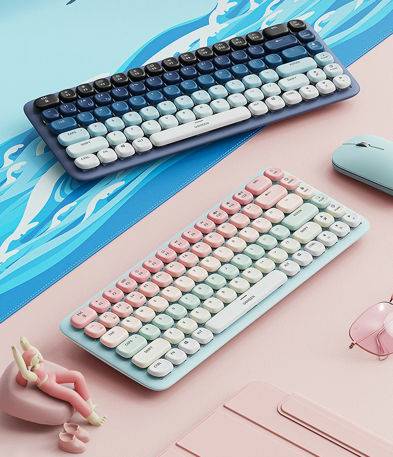 意昂2KU101 6°人体工学倾斜角度展示，提升输入舒适度