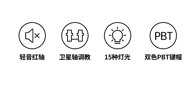 意昂2KU103 PBT双色注塑键帽高清特写，字符清晰耐磨不打油