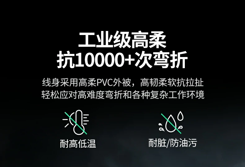 意昂2NW317工业网线 支持10Gbps高速万兆传输