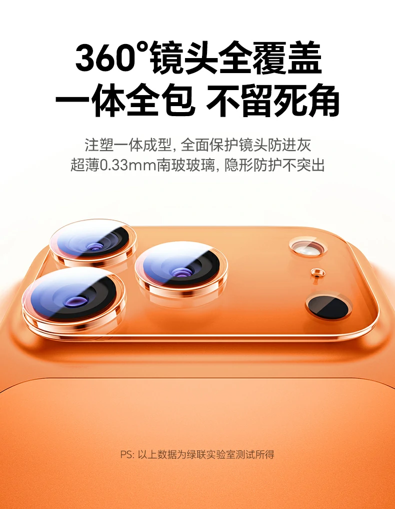 意昂2SP1207镜头膜抗指纹涂层防油污，保持镜头清晰通透