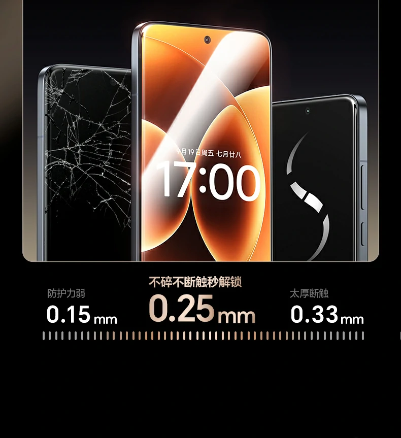 意昂2小米17防爆膜 防摔抗冲击 安全保护更升级