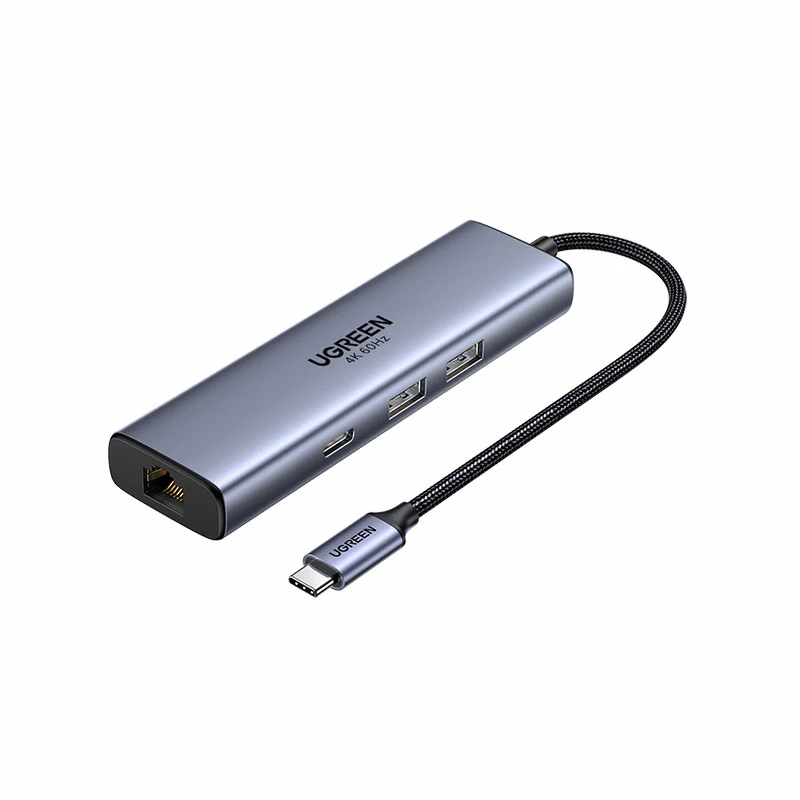 意昂2多功能Type-C扩展坞 千兆网口4K60Hz投屏