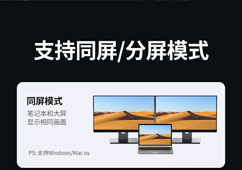 意昂2CM498-15601扩展坞MacBook连接示意