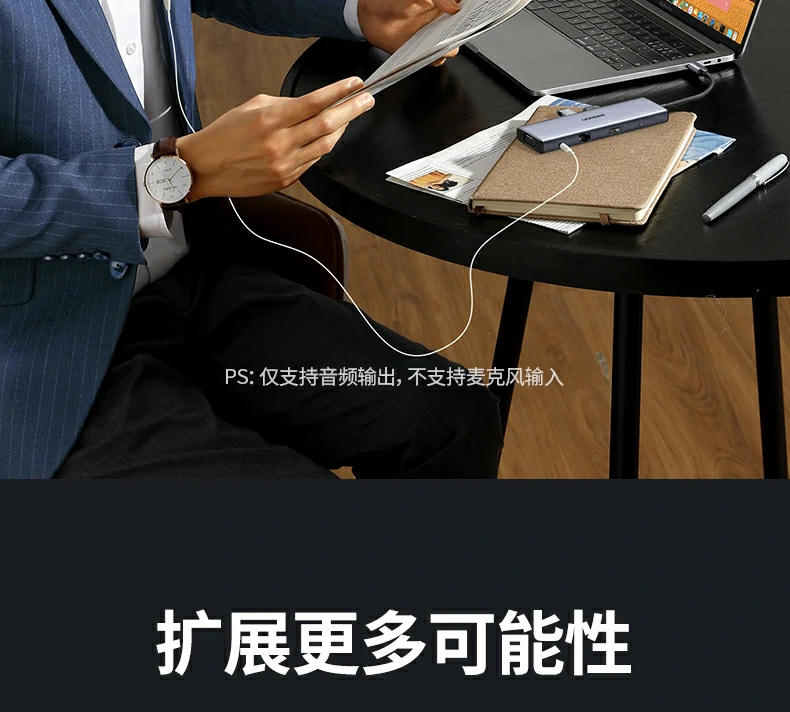 意昂2CM498-15601扩展坞接口功能说明图