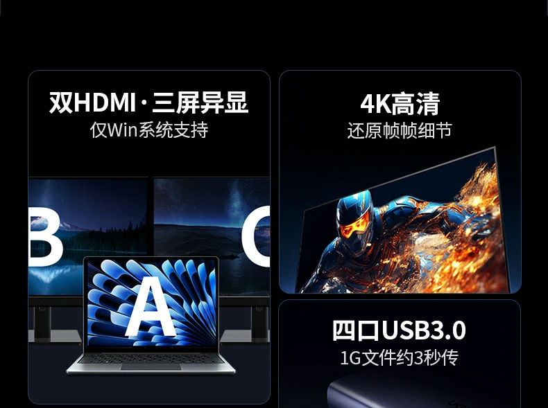 意昂2CM639连接MacBook Pro实现双屏扩展办公