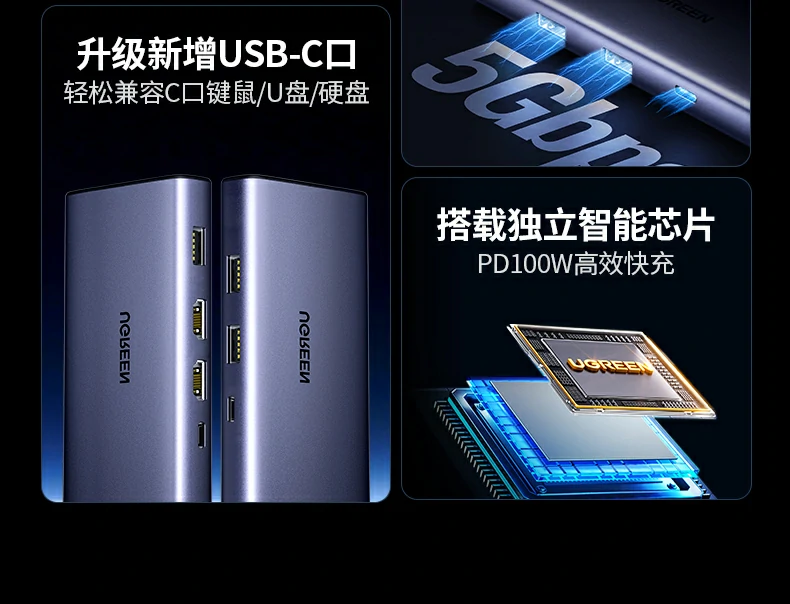 意昂2CM639 USB3.0接口（5Gbps）特写