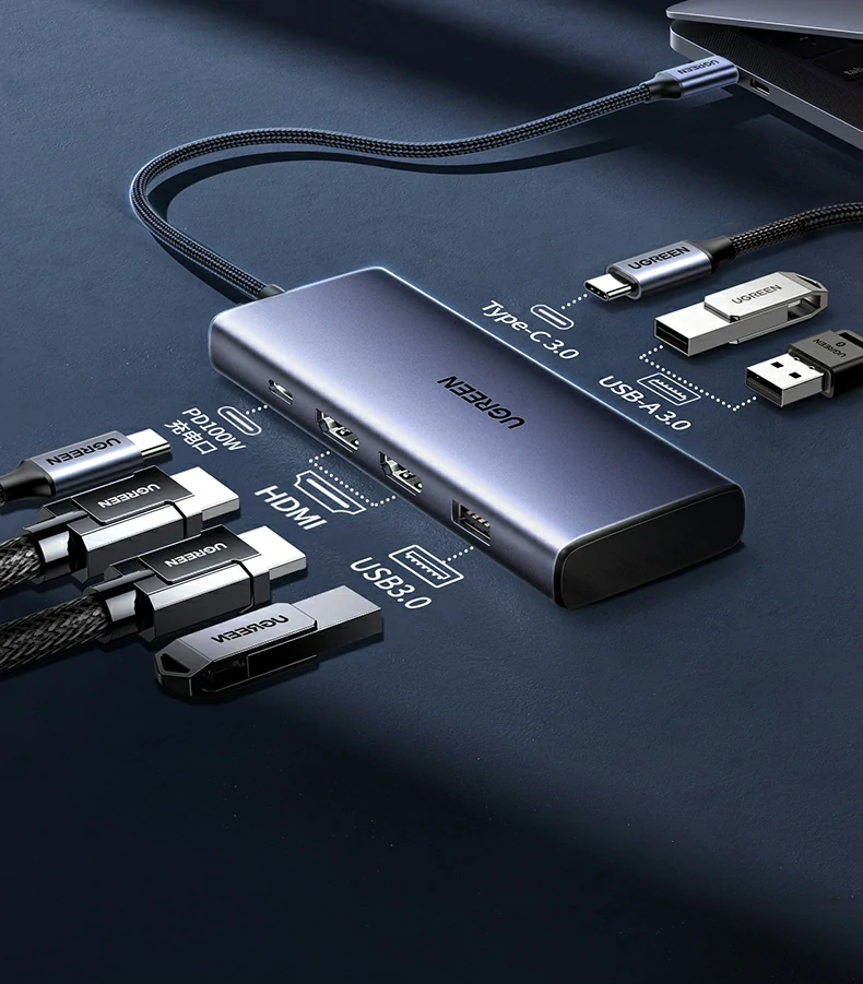 意昂2CM639四口USB3.0接口布局示意图