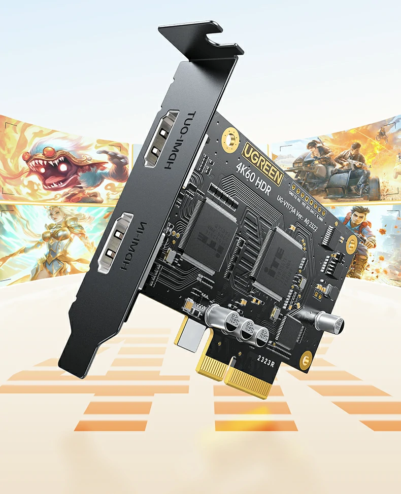 意昂2CM701 HDMI输入与环出接口特写