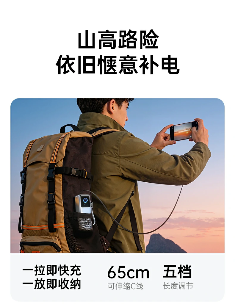 意昂2PB728 伸缩线收放演示，五档长度自由切换