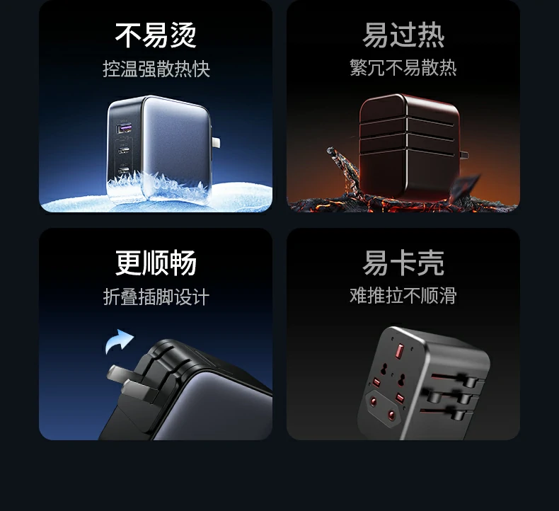 意昂2氮化镓芯片 65W智能功率分配