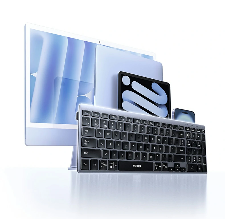 三设备切换快捷键标识（Fn+1/2/3）特写