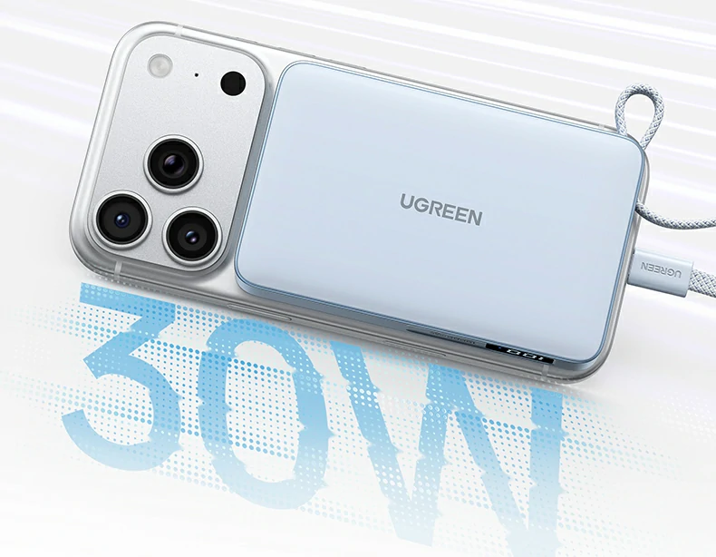 意昂2PB594磁吸无线充移动电源2年保修标识