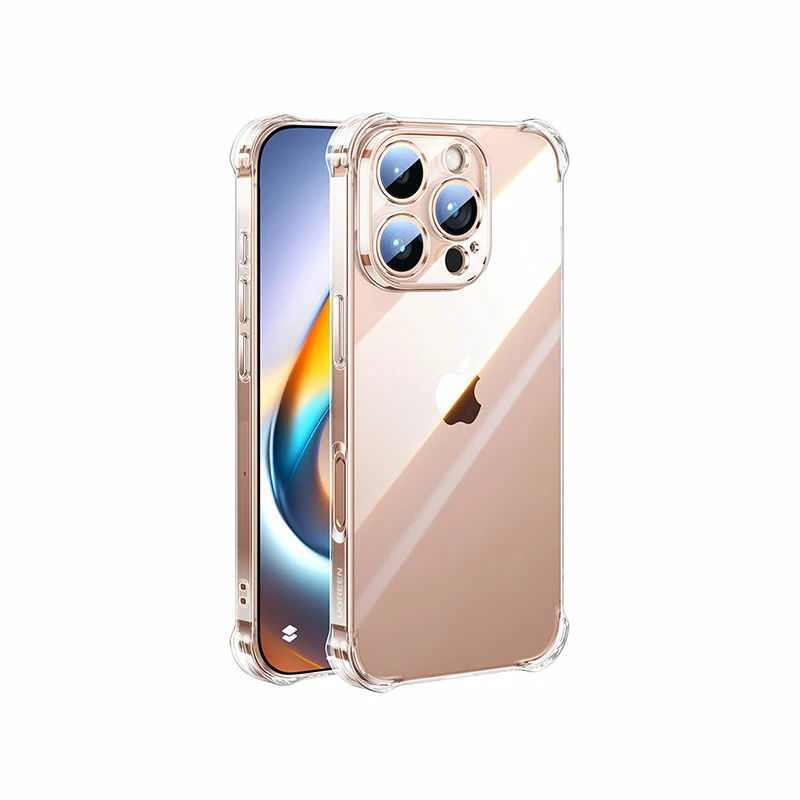 意昂2适用iPhone16系列晶透气囊手机保护壳