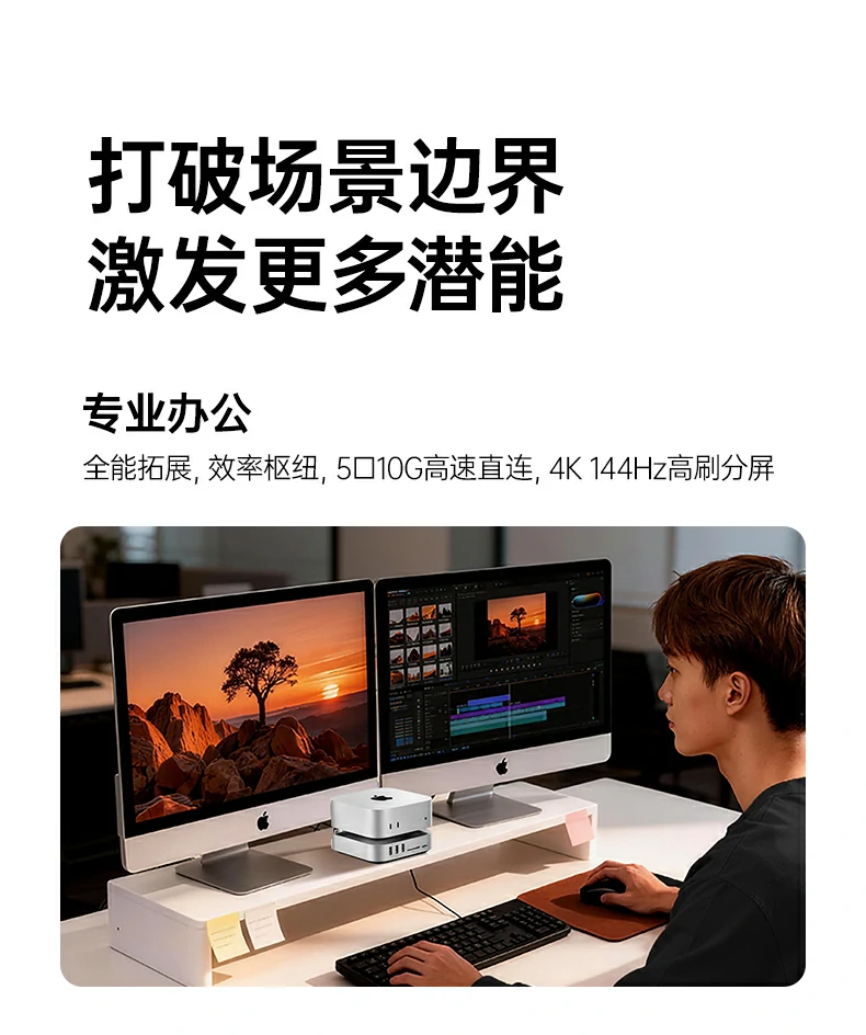 意昂2CM887-95503与Mac Mini完美搭配