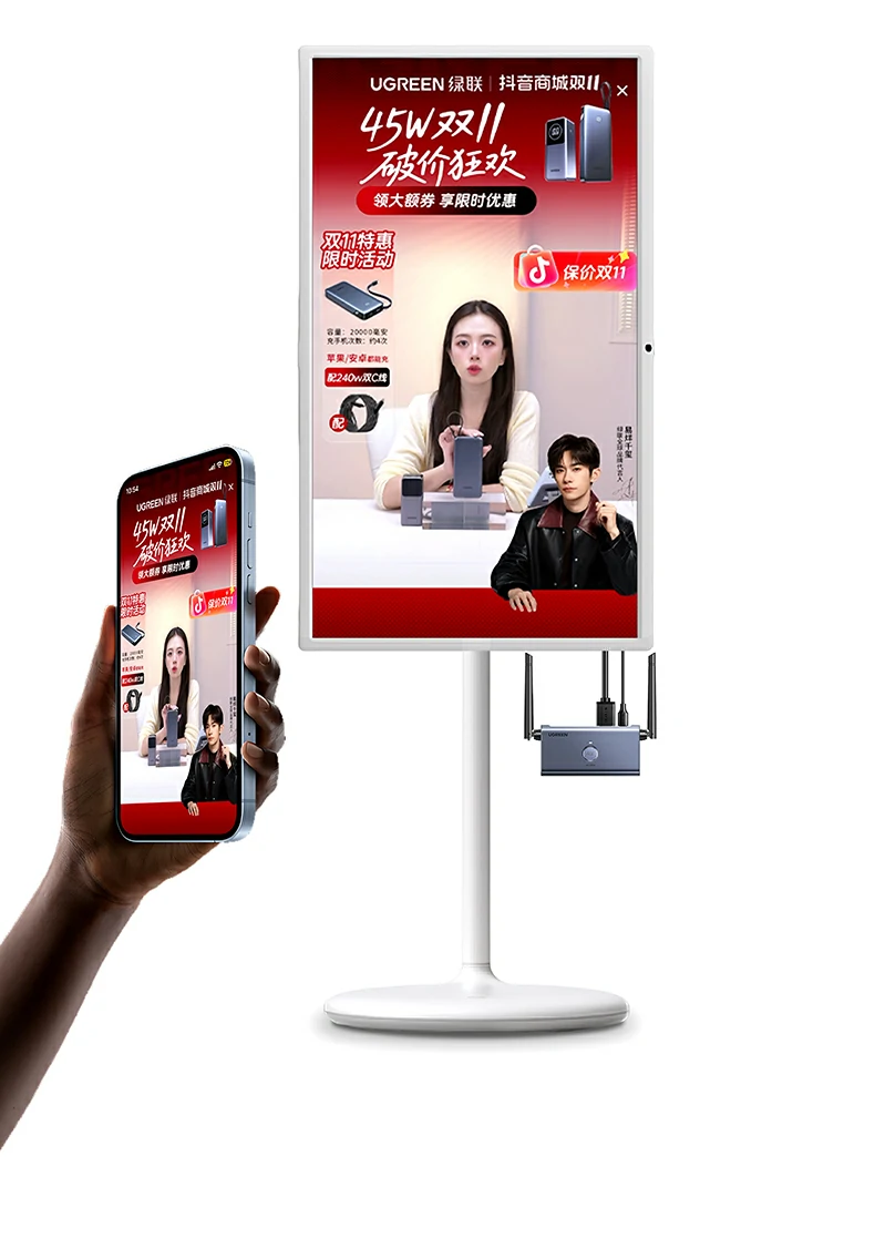 意昂2S305点对点无线投屏器全家福及核心参数汇总图