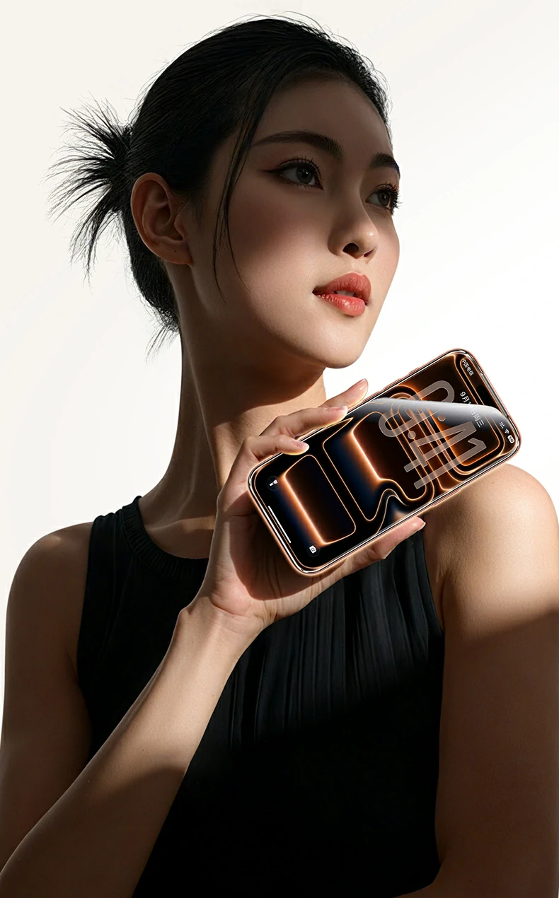 AR低反射技术示意图，强光下视觉清晰无眩光