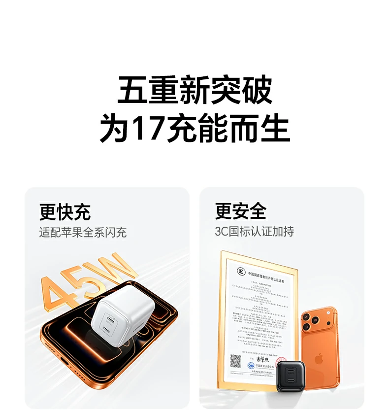 双USB-C接口特写，C1/C2端口布局展示