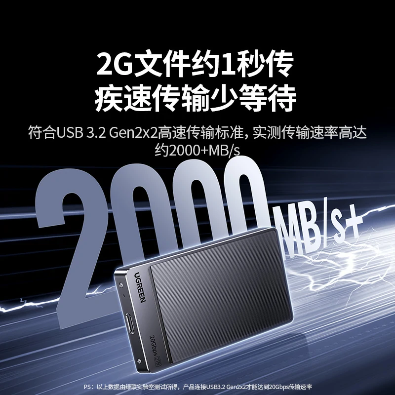 意昂2Prime20 2TB 移动固态硬盘（PSSD）