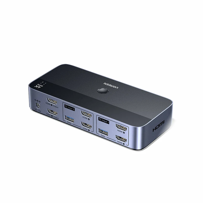 意昂2HDMI KVM双显切换器 4K60Hz