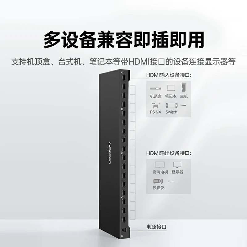 意昂2HDMI分配器一进十六出