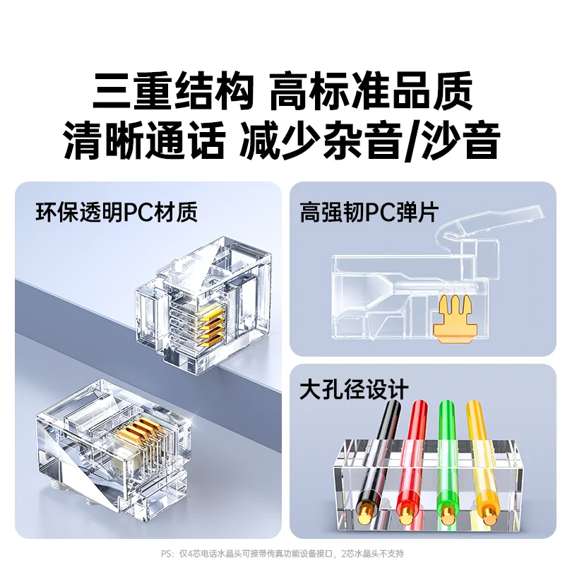 意昂2传真电话线水晶头