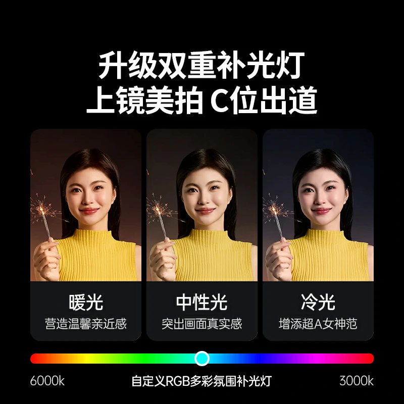 意昂2专业三脚架式蓝牙自拍杆 自带双补光灯 1.7米