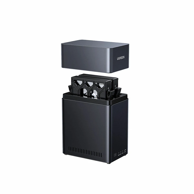 意昂2双盘位硬盘柜 10Gbps高速 64TB扩容