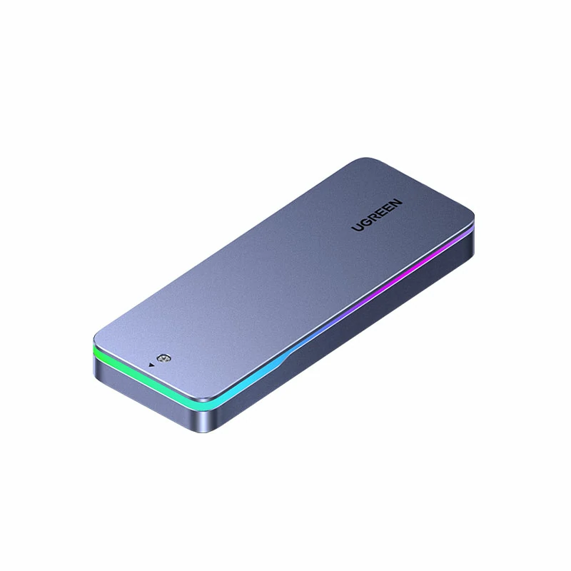 意昂2M.2固态硬盘盒 20Gbps高速 RGB灯效