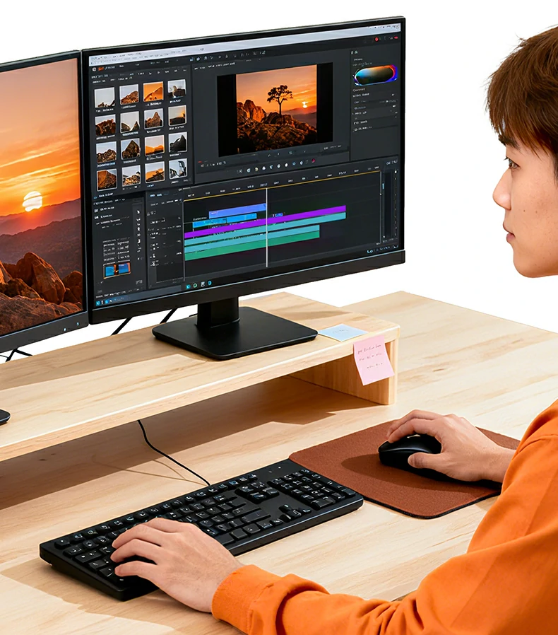 意昂275505双盘M.2 NVMe扩展卡兼容2280规格硬盘安装