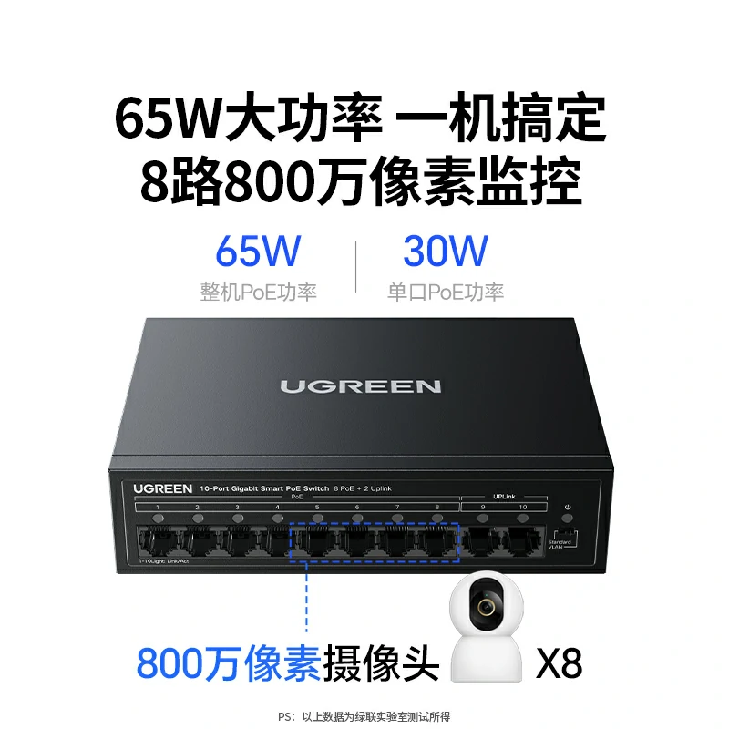 意昂210口千兆PoE以太网交换机