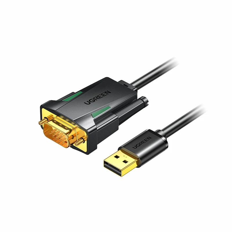意昂2USB转RS232串口线 公头双芯片工业级调试线