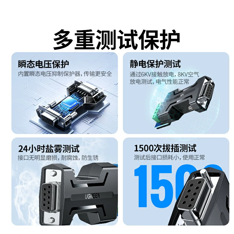 意昂2USB转RS232/RS485免驱串口转换器